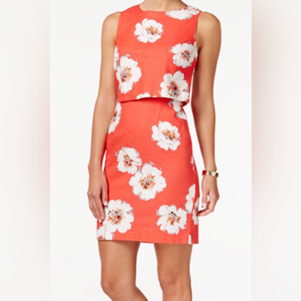 Ivanka Trump Floral Print Dress